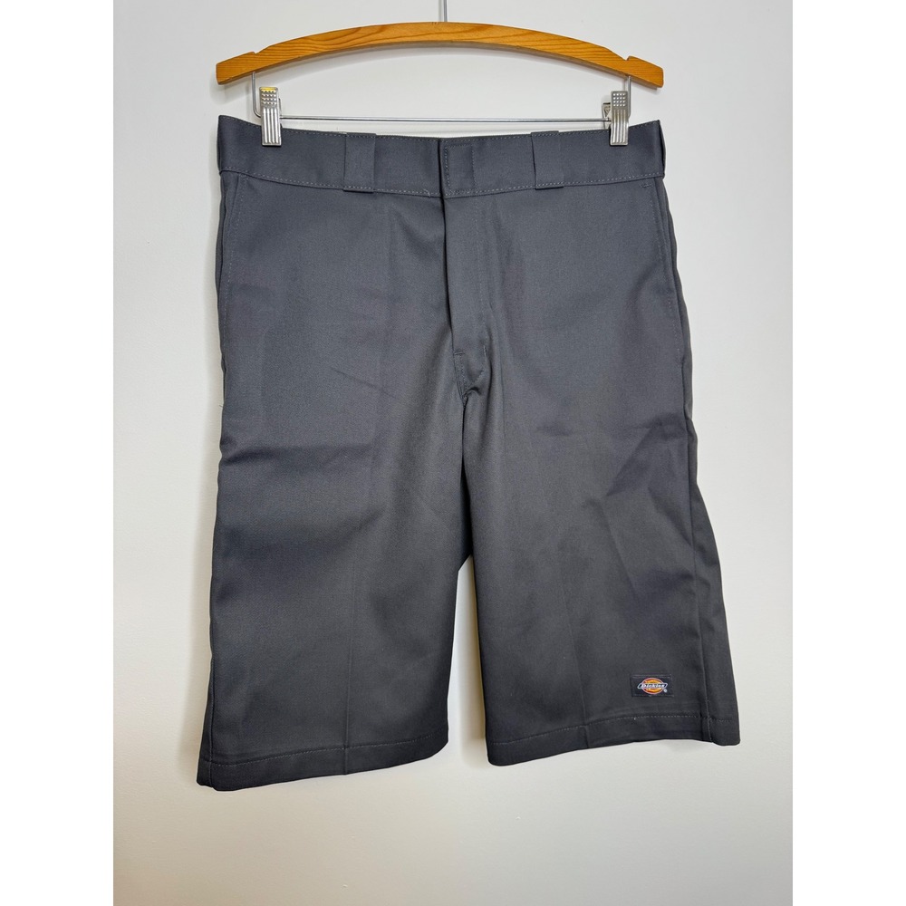 Dickies Relaxed Fit Shorts Mens 33 Gray Excellent Cargo Workwear WR640CH